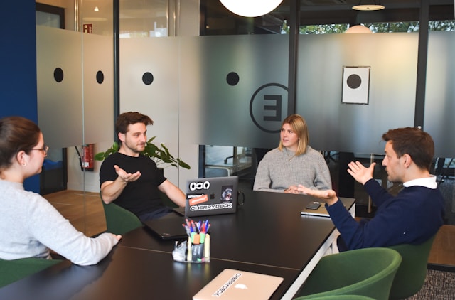 web development team meeting