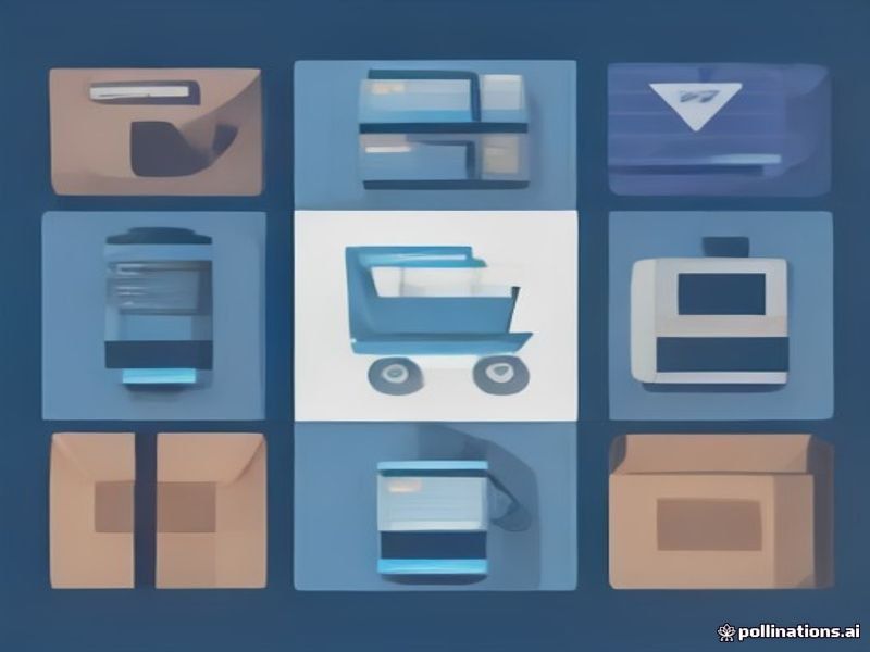 mobile ecommerce design illustration