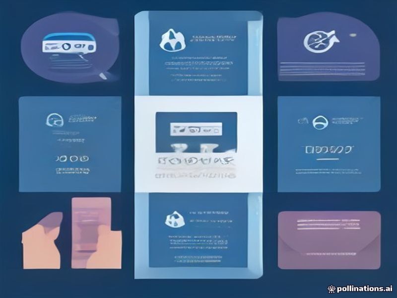 school website mobile design illustration