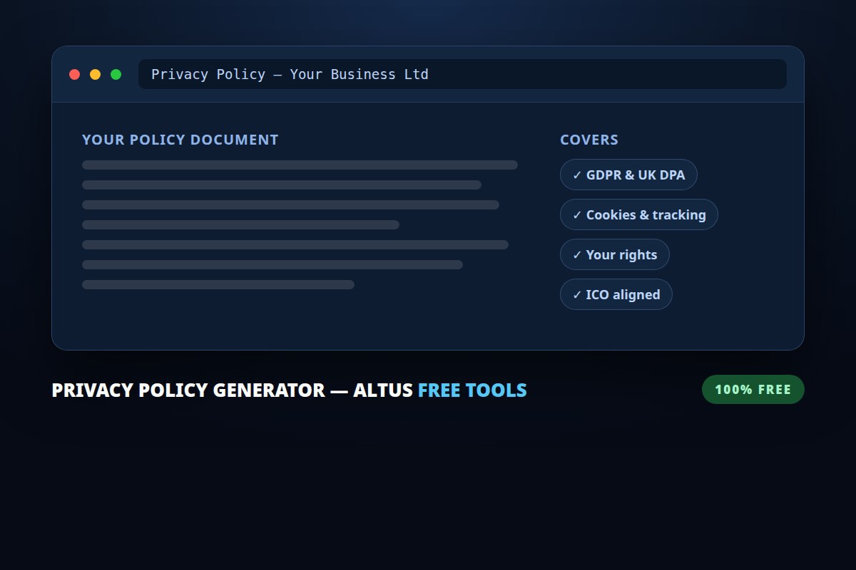 Privacy Policy Generator preview