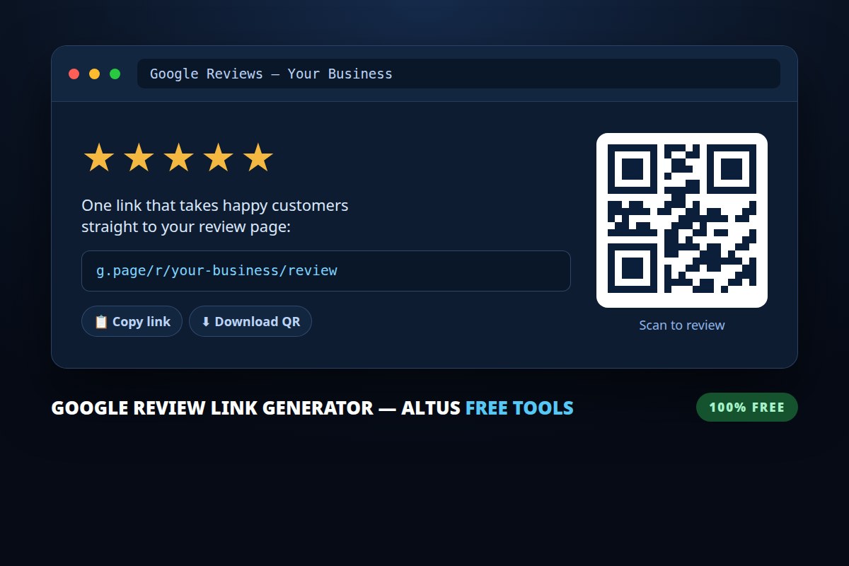 Google Review Link Generator preview