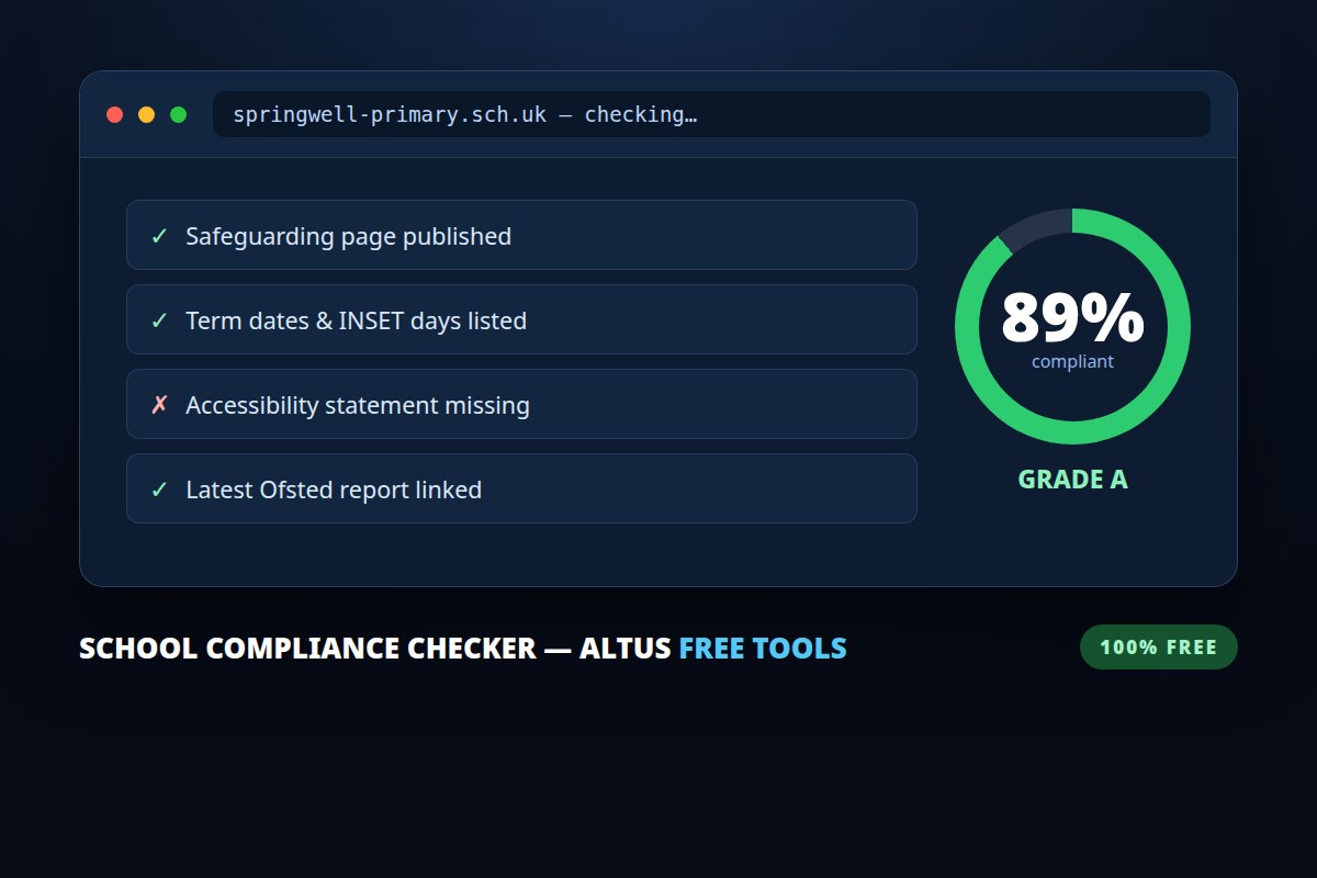 School Compliance Checker preview
