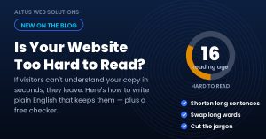 Is Your Website Too Hard to Read? (And How to Fix It in Minutes)